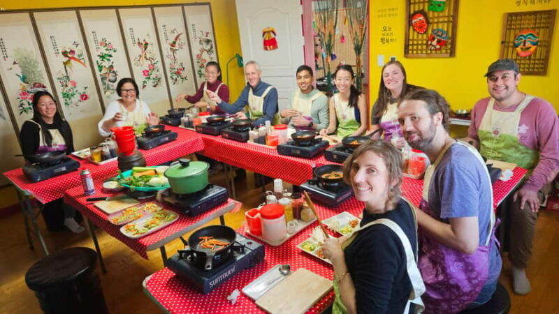 Seoul: Local Home Korean Cooking Class and Market Tour - Group Size, Duration, and Practicalities