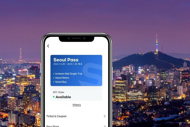 SEOUL Mobile Public Transport Card for Subway and Bus - Best for