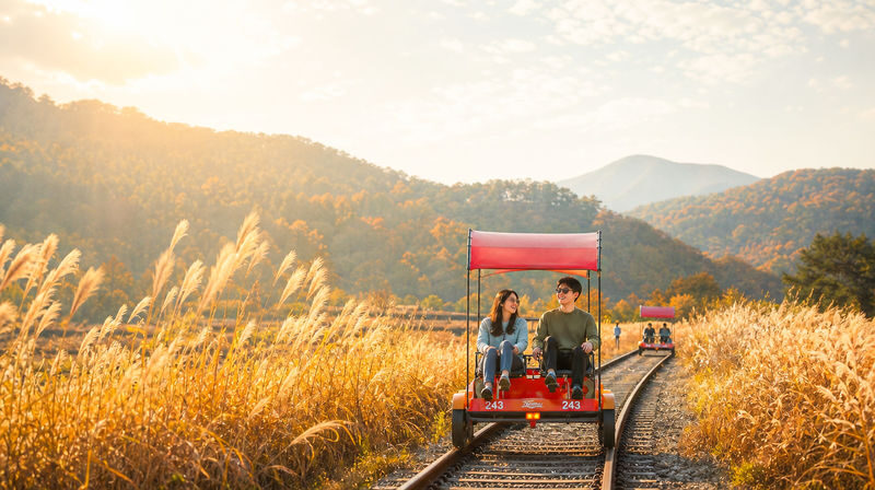 Seoul Nami Island, Garden & Rail Bike Day Tour - Guides can make the logistics feel easy