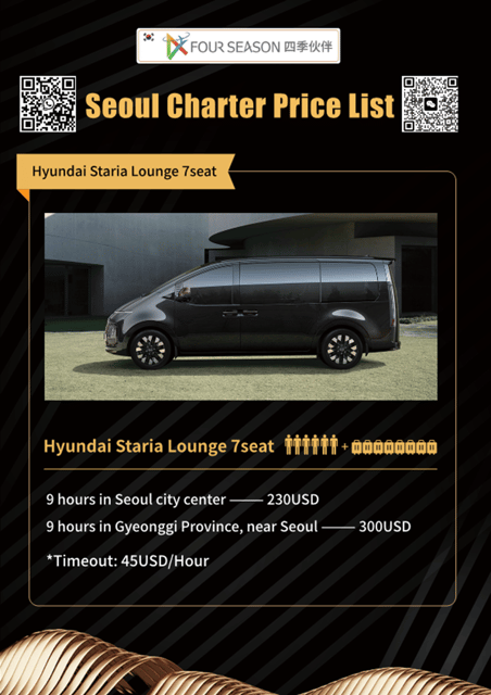 Seoul: Private Chartered Vehicle Staria Van City Tour - Customizable Itinerary Features