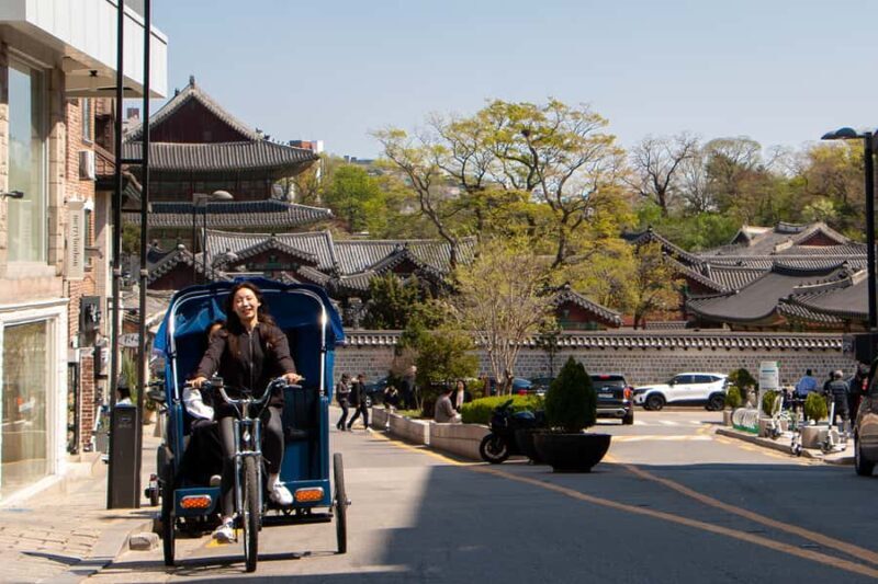 Seoul: Private Pedicab Tour at Bukchon Anguk Hanok Village - What to Expect at Each Stop