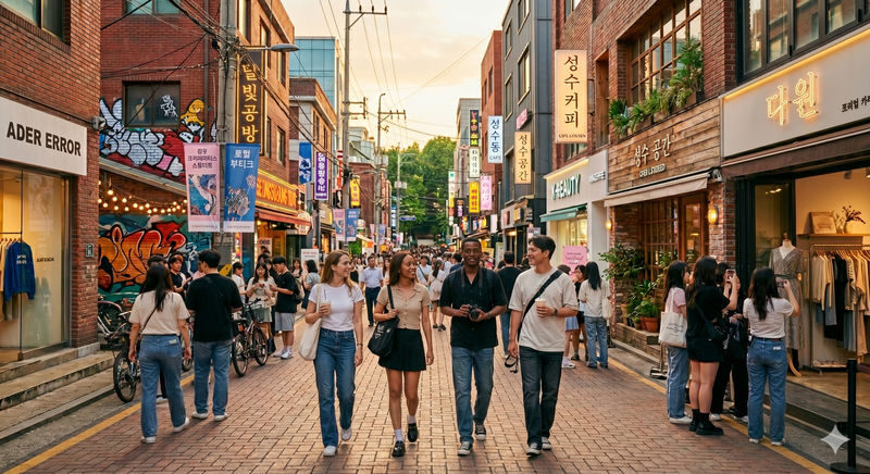 Seoul Seongdong-gu Half-Day Small Group City Highlights Tour - Seongsu-dong, from shoe workshops to style shops
