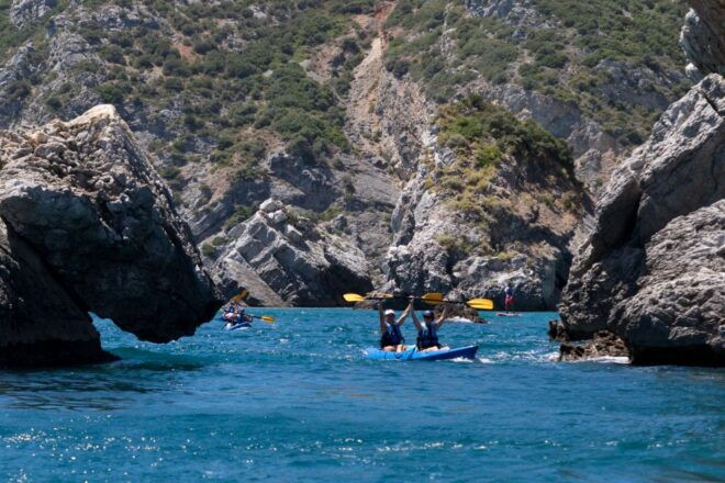 Sesimbra: Arrabida Natural Park & Caves Guided Kayaking Tour - Meeting Point and Reviews