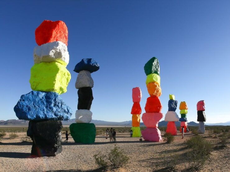 Seven Magic Mountains & Las Vegas Sign - Fun Photos Included - Tour Highlights