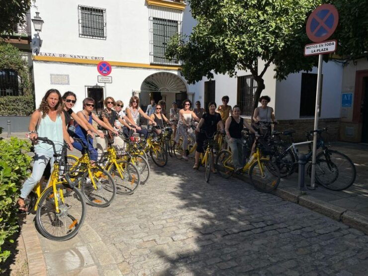 Seville: 2.5-Hour Private City Tour by Bike - Language Options