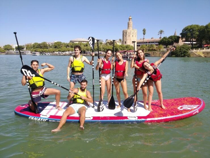 Seville: Group Giant Paddle-Boarding Session - Experience and Participation