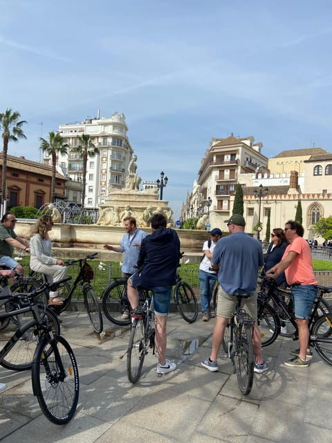 Seville: Highlights City Bike or E-Bike Tour - Inclusions and Meeting Point