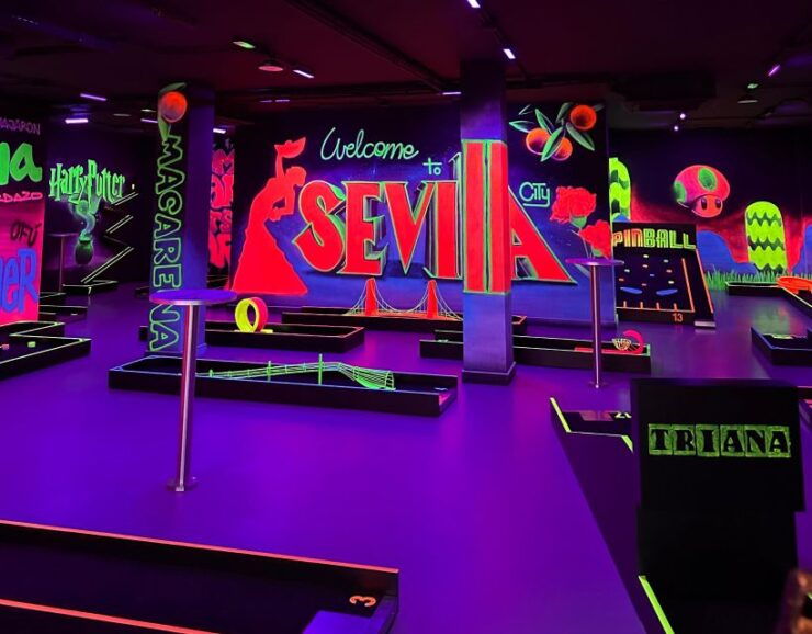 Seville: Indoor UV 15 Hole Minigolf Experience - Experience Details