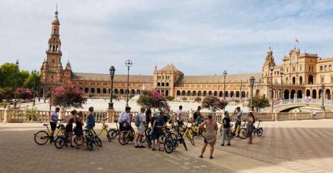 Seville: Relaxing City Bike Tour With a Tour Guide - Inclusions