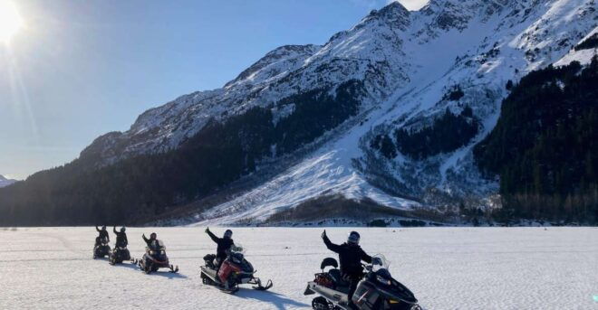 Seward: Kenai Fjords Multi-Day Snowmobile & Snowshoe Trip - Daily Adventure