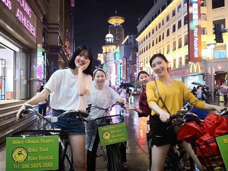 Shanghai: 4-Hour Nightlife Adventure & Tasting Bike Tour - Inclusions and Restrictions