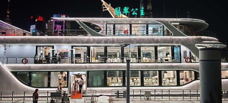Shanghai: After Dark Dinner and Huangpu River Night Cruise - What to Expect at Each Step