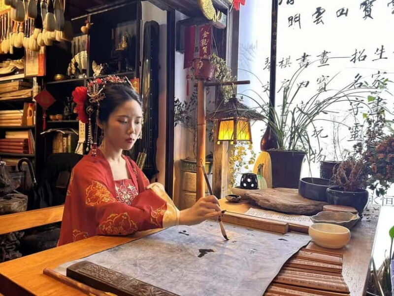 Shanghai Calligraphy Workshop & Tour in Qibao Ancient Town - A Closer Look at the Itinerary