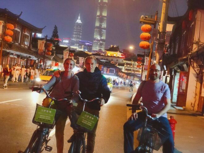 Shanghai Charming Night Small Group Bike Tour - Inclusions