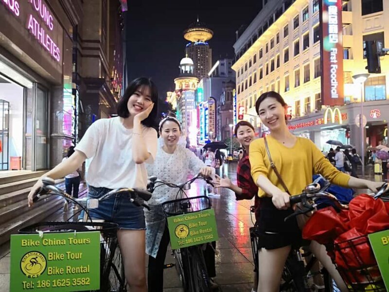 Shanghai: Nightlife Adventure and Tasting Bike Tour - Good To Know