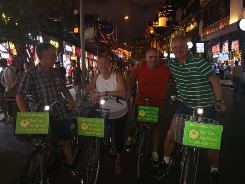 Shanghai: Nightlife Adventure and Tasting Bike Tour - Food and Beverage Experiences