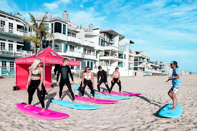 Shared 2 Hours Small Group Surf Lesson at Santa Monica - Surf Lesson Experience