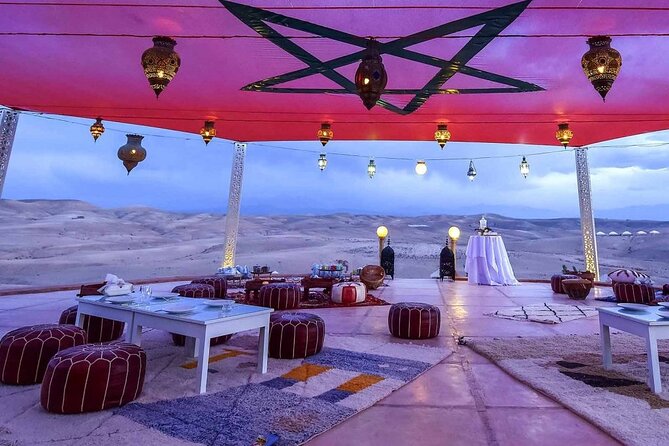 Shared Excursion From Marrakech to Agafay Desert With Dinner and Camel Ride - Sample Menu