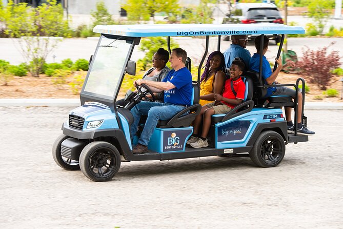 Shared Golf Cart Tour of Bentonville, Arkansas - Tour Duration and Admission