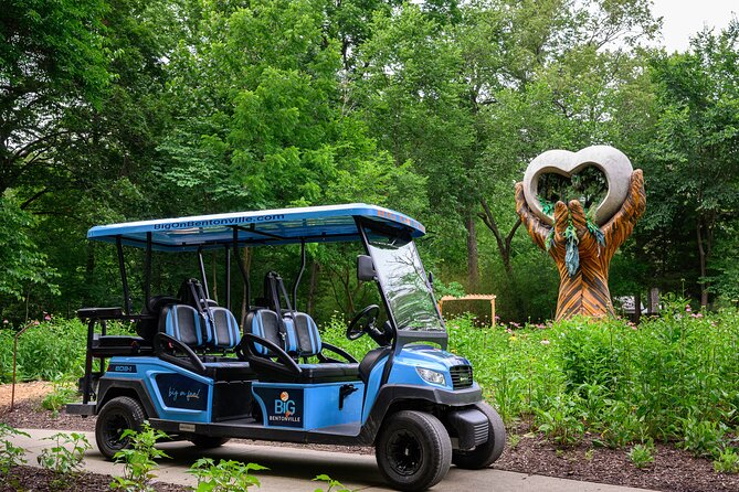 Shared Golf Cart Tour of Bentonville, Arkansas - Maximum Travelers and Confirmation