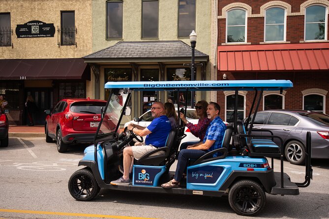 Shared Golf Cart Tour of Bentonville, Arkansas - Common Questions