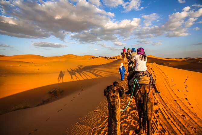 Shared Group Desert Tour Fes To Marrakech Via Merzouga 3 Days - Itinerary Highlights
