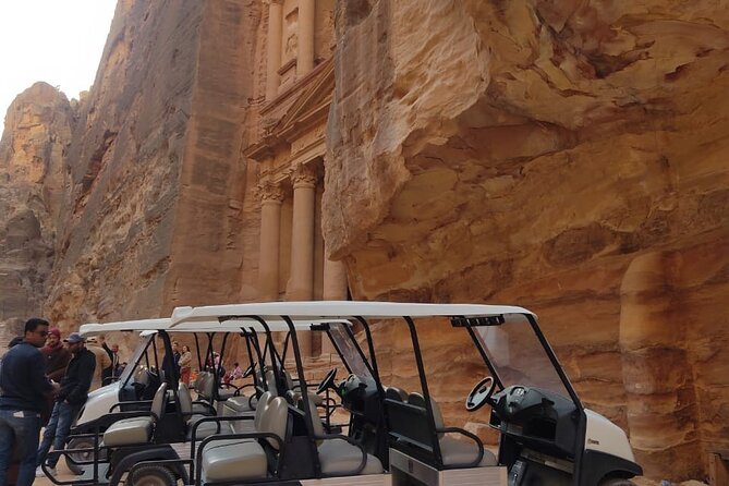 Shared Two Ways Golf Cart Ride to Petra - Accessibility and Traveler Information