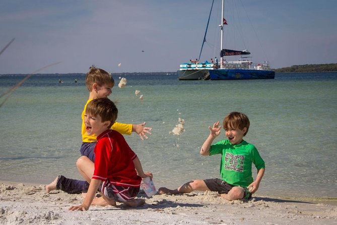 Shell Island Snorkel and Dolphin Catamaran Cruise With Island Time - Pricing and Booking