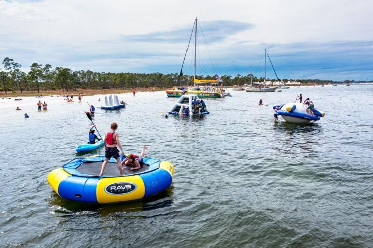 Shell Island: Water Park and Dolphin Watching Boat Trip - Trip Details