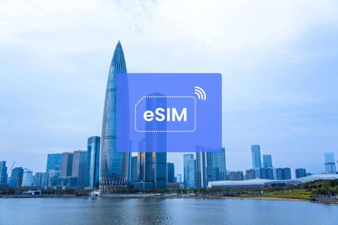 Shenzhen: China (With Vpn)/ Asia Esim Roaming Mobile Data Pl - Shenzhen Baoan International Airport
