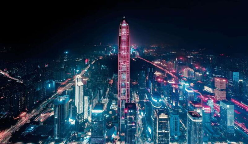 ShenZhen: Tallest Building with Luxury Meal on Highest Floor - An Architectural Marvel with a View