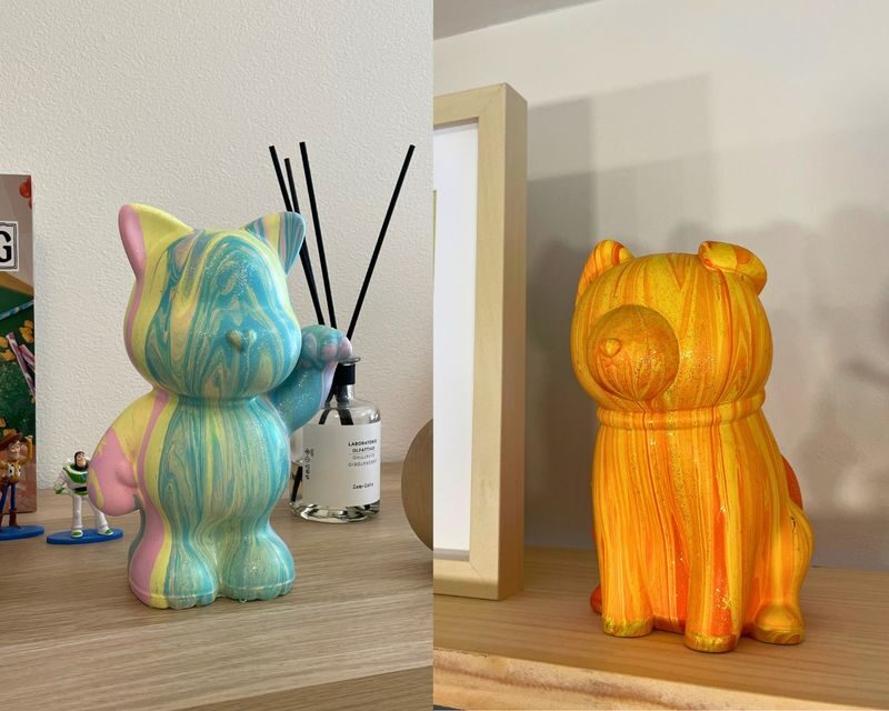 Shibuya Exclusive: Paint Your Own Hachiko or Animal Figurine - Who will get the most from it