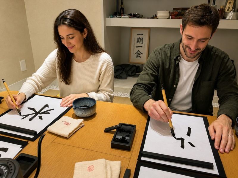 Shibuya Private Calligraphy Experience - Choose a character and make your own work
