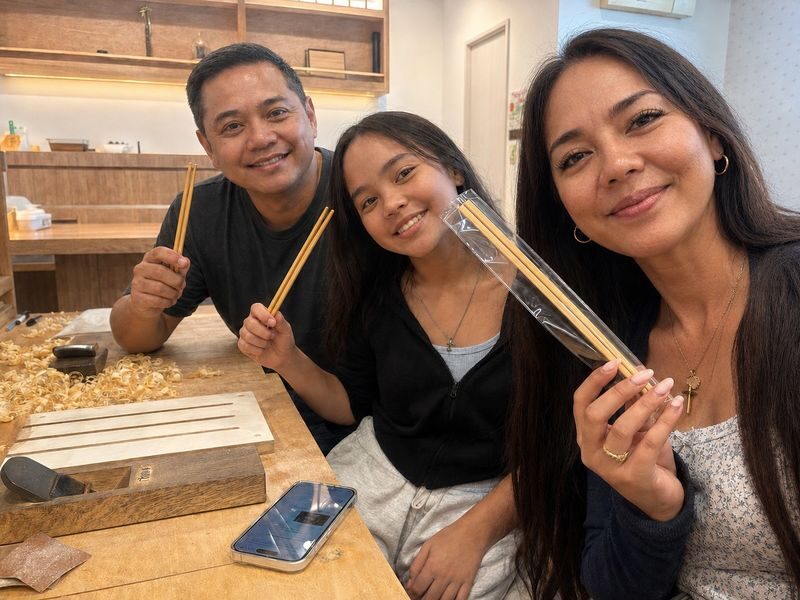 Shinjuku Chopstick Making Workshop (Tokyo) - Who will enjoy making chopsticks