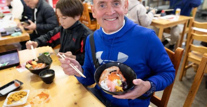 Shiogama: Food Tour, Taste Fresh Tuna and Japanese Sweets - Japanese Sweets Tasting