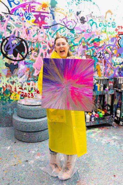Shooting + Spinning Private Art Experience - Duration and Inclusions