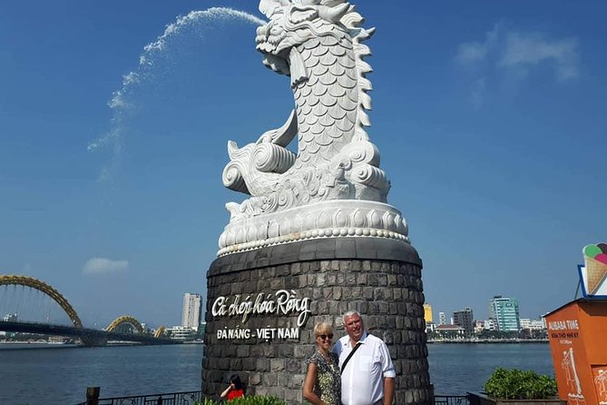 Shore Excursion Togolden Bridge, Dragon Bridge,Marble Mountain TIEN SAorCHAN MAY - Must-See Attractions in Chan May