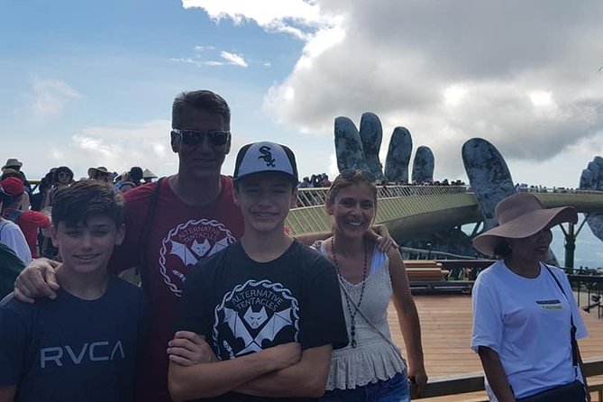 Shore ExcursionTIEN SAorCHAN MAY Port:Golden Bridge,Dragon Bridge,Marble Moutain - Must-try Local Cuisine