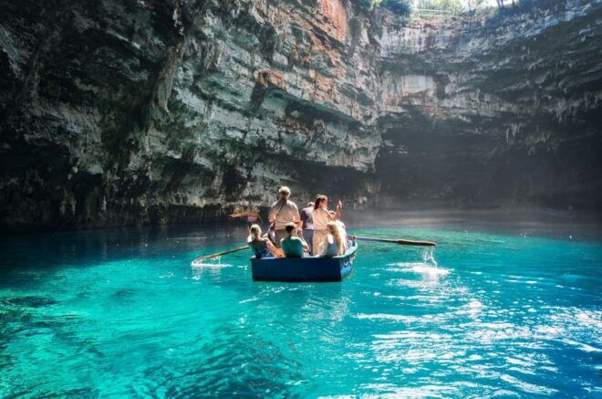 Shorex: Melissani Cave and Myrtos Beach Swim Stop - Inclusions