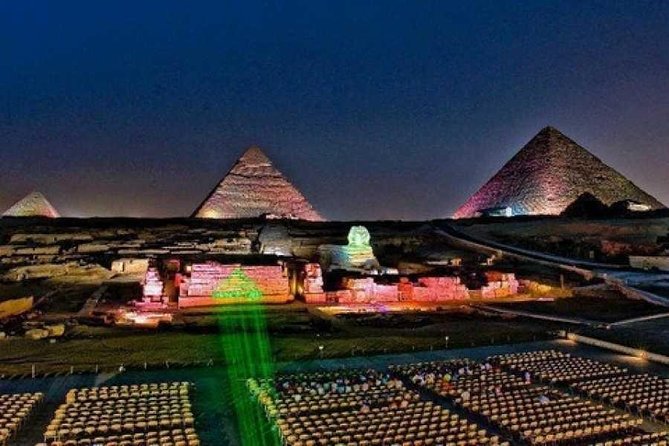 Show Sound and Light at Night Giza Pyramids - Nighttime Photo Opportunities