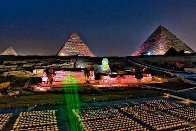 Show Sound and Light at Night Giza Pyramids - Accessibility and Group Information
