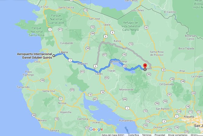 Shuttle Service Sparks La Fortuna Adventure Rush - Pricing and Booking Information