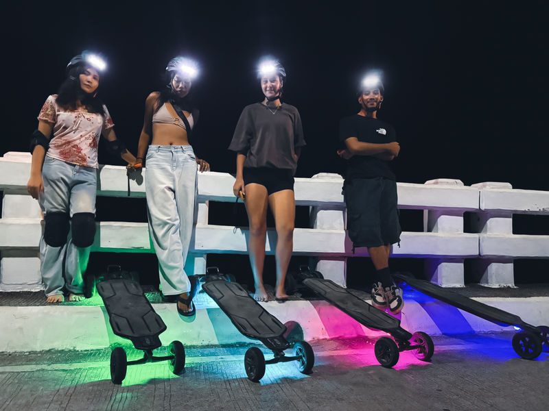 Siargao: eSkate Tour at Cloud 9, No Experience Needed - A short lesson before the coastal ride