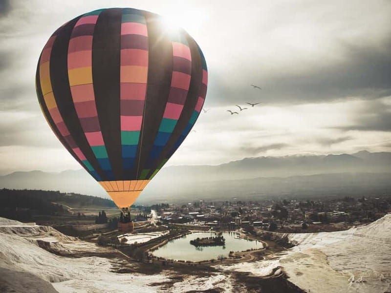 Side/Alanya: Pamukkale Hot Air Balloon Flight w/Lunch - Discover the Wonders of Pamukkale with a Hot Air Balloon Flight and More