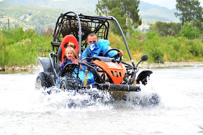 Side Combo Tour 3 in 1 Adventure Rafting Buggy And Zipline - Ziplining: Soar Through the Jungle Canopy