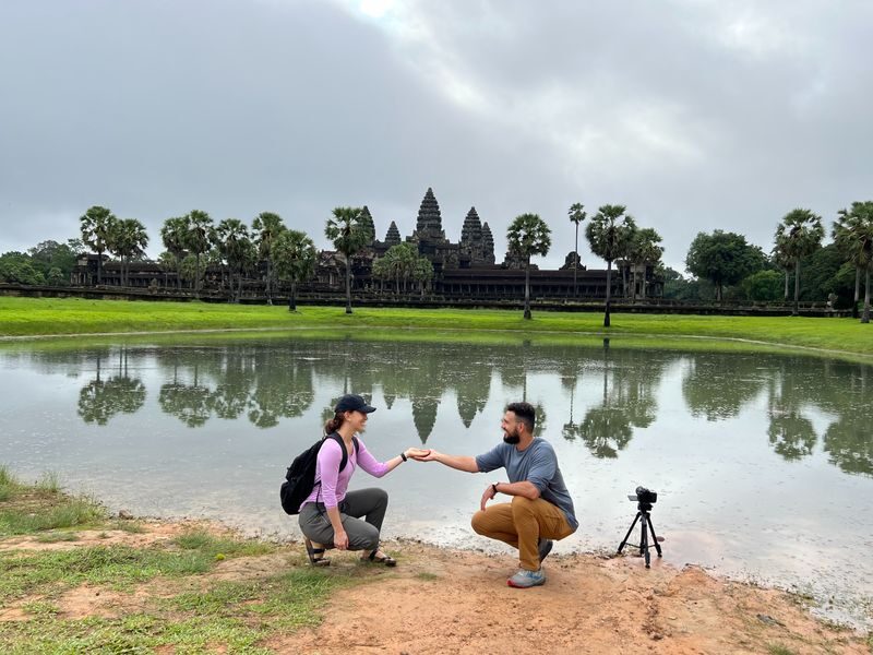Siem Reap Angkor Wat Sunrise Small Group Tour with E-Bike - Ta Prohm: roots, stone and shade