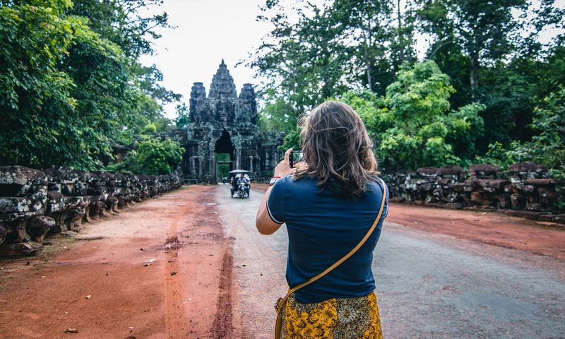 Siem Reap Angkor Wat Sunset Private Tour - Angkor Thom’s gates and Bayon Temple