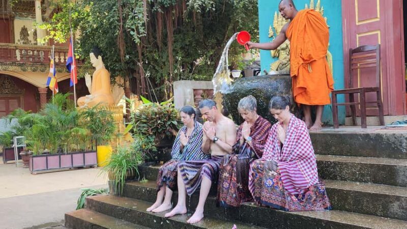 Siem Reap Cambodian Buddhist Water Blessing and Local Market - Good To Know