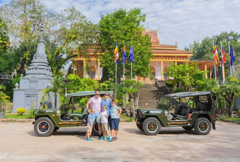 Siem Reap Countryside Haft Day Jeep Tour - Leaving Siem Reap by Vintage Jeep