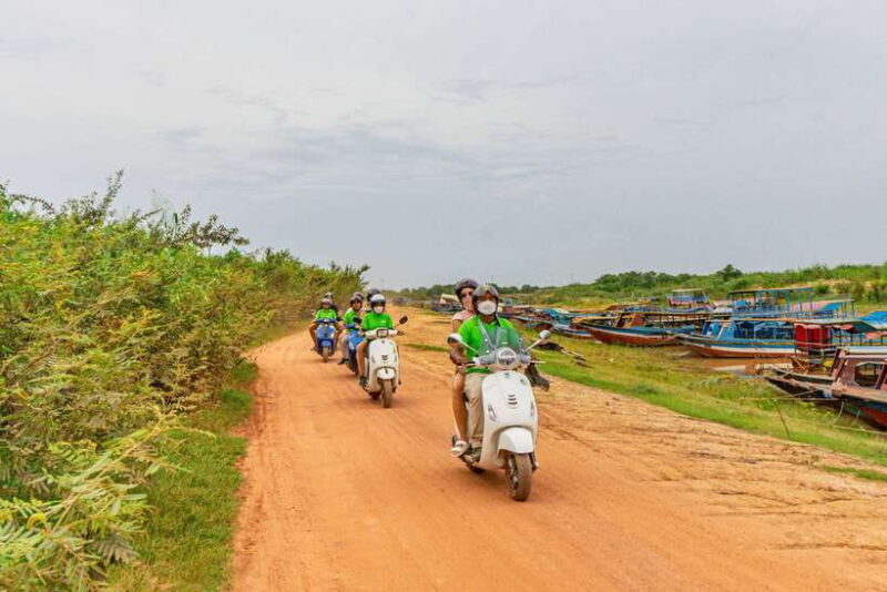 Siem Reap: Floating Village Sunset Boat Guided Vespa Tour - FAQ